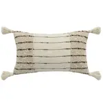 [James Lane] Jonty Cushion Natural/Black 35cm x 55 cm