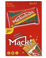 Nestle Mackintosh Toffee Bars Box of 24 x 45g Bars {Imported from Canada}