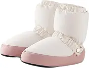 [AZIDWERYQ] 1 Pair Dance Booties, Waterproof & Windproof Dance Warm Up Booties, Soft Cozy Ballet Warm Up Booties for Girls Women, S