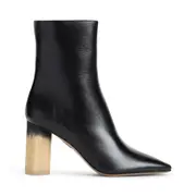 [Chloe] Chloe-Black Georgia Leather Boots-Donna 38 IT