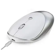 T36 2.4G Bluetooth 5.0+3.0 Three-mode Silent Design Wireless Bluetooth Mouse (Silver)
