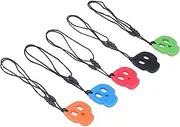 Chewing Sensory Necklaces, Anxiety Relief Skull Shape Heat Resistant Chewy Necklace Oral Motor Aids for Autism for Kids