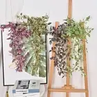 75cm Fake Hanging Plants Long Tree Leafs Artificial Vines Leaves Home Garden