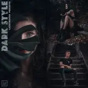 5 Dark Style presets Lightroom presets Dark preset Moody preset Cinematic preset