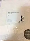 West Elm One (1) Sheer Belgian Flax Linen Curtains 48x84 Ivory NEW