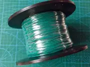 PRO POWER 28AWG UL1007 1C Hook-up Wire, 80C, 300V, GREEN, 305m, 1000ft Spool