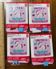 Valentine's Day Craft Kits Lot 4 Unicorns Foam Puzzle Magical Friend