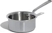 [Made In] Cookware - 3/4 Quart Stainless Steel Butter Warmer - 5 Ply Stainless Clad - Professional Cookware - Crafted in Italy - Induction Compatible