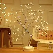20" Fairy Light Tree for Room Decor, Aesthetic Lamps for Living Room, Cute Night Lights for Bedroom Decor, Good Ideas for DIY Gifts, Home Decorations, Weddings, Christmas, Holidays (Warm White)