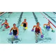 Fabrication Enterprises 20-4211R Cando Aquatic Exercise Kit Jogger Belt Hand...