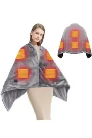 Heated Blanket Machine Washable Super Cozy Soft with 3 Heating Levels Soft Warm