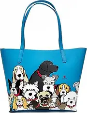 [Marc Tetro] Dog Group Tote Bag, Blue, One Size
