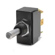 Carling Boat Momentary Toggle Switch | On/Off/On 18V Amber 5-Spade