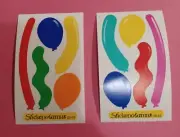 Vintage Stickopotamus Roll Stickers 2 Mods Balloons RARE!! Puzzle on Back!