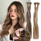 NANO RING 100% Remy Human Hair Extensions Micro Loop Nano Beads Balayage 1g USA