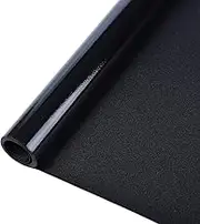 Privacy Window Film, Matte Black, 45 x 200 cm, Non-Adhesive Static Cling, Light Blocking, Non-Adhesive Window Tinting