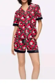 BNWT PETER ALEXANDER Women's Christmas DISNEY MICKEY MOUSE PJ SET Size SMALL