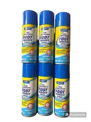 Pure Cornstarch Foot Powder Spray Cools, Refreshes Controls Foot Odor 2oz Pack 6