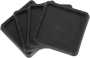 DECOMELODY 4Pcs Slip Furniture Leg Pads Durable Rubber Floor Protectors for Couch Table Chair Feet Multi Function Coasters Safe for Pets Scratch Resistant Easy to Use