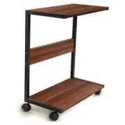 PC Stand Computer Tower Stand, 2-Tier CPU Holder with Locking Caster Wheels
