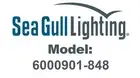 Sea Gull Framework 1-Light Satin Brass Pendant w/ Clear Glass Shade 6000901-848