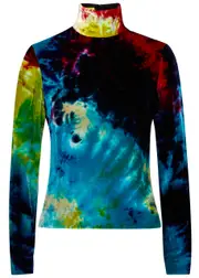 Marques' Almeida Tie-dye Velvet top - Multicoloured - 12 (UK12 / M) 12 (UK12 / M)