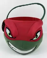 Teenage Mutant Ninja Turtles Raphael TMNT Halloween Jumbo Basket Nickelodeon NWT