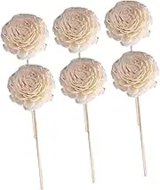 6Pcs Essential Oil Diffuser Sticks Room Aroma Sticks for Aromatherapy for Home Decoration High Fragrance Release for Vases Essential Oil