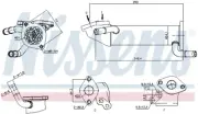 COOLER, EXHAUST GAS RECIRCULATION NISSENS 989282 FOR CITROËN,FIAT,FORD,PEUGEOT