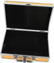 HAKIDZEL Aluminum Briefcase Tool Box Lightweight Portable Storage Box for Gadgets Travel and Office Use Case with Reinforced Corners and Clasp Security