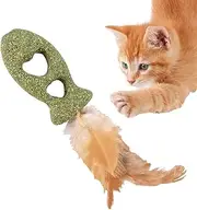 Cat Chew Toy - Animal Shape Catnip Toys with Silvervine | Cat Chew Toys for Cleaning Teeth, Relaxing and Improving Digestion, Natural Cat Catnip Toys Borato