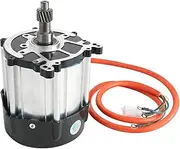 YC Yier 72V 1500W Go Kart Trike Tricycle Rear Axle Electric Differential Motor Brushless DC Motor with 16 Tooth Spline for DIY Electric Tricycle ATV Golf Cart Buggy, 4800rpm