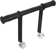 TOPPERFUN Stroller Handlebar Extension Bracket Stainless Steel Handlebar Wheelchair Extension Handles Cart Handles Extenders Pushchair Handle Extenders Extender Arm Handle Black Plastic
