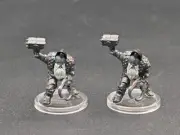Duergar Hammerer x2 - Snowbound #6 D&D Icons Realms Miniature