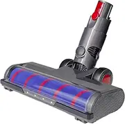 Replacement Brush Head, Compatible for Dyson V12 Detect Slim and V10 Slim Series, with LED Lighting Replacement Floor Brush.