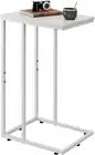 Side Table, C Shaped End Table for Couch, Sofa and Bed, Large Desktop C Table fo