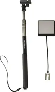 Polaroid Camera Extender Self Portrait Handheld Monopod W/ Mirror Extends to 37"