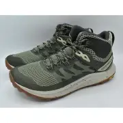 Merrell Women Size 9 Antora 3 Mid Lichen Waterproof Hiking Running Trail Shoes