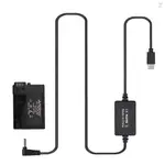 ANDOER PD USB TYPE-C 電纜轉 DR-E8 虛擬電池直流耦合器 LP-E8 替換佳能 EOS REBE