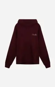 Only The Blind London MAROON ESSENTIAL HOODIE S Maroon Color Men Small Fashion