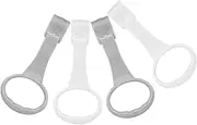 COOLHIYA Baby Pull up Rings Portable Pram Toys Crib Hanging Rings Walking Exercise for Infants