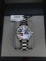 Unworn Oris Aquis Date Upcycle 41.5mm Swiss Dive Watch with Box and Papers