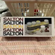 Vintage Salton Yogurt Maker Thermostat Controlled • Makes 1 Quart • Model GM-5