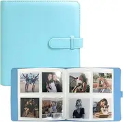 288 Pockets Photo Album for Fujifilm Instax Square SQ1/SQ6/SQ10/SQ20 Camera, Mini Shot 3, Kodak Mini 3, Square Photo Album for Instax Photos (Blue)