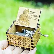 Nostalgish - PotC - Davy Jones Locker Music Box - Hand Crank Wooden Musical Boxes Music Box - Unique Gift (Wood, Davy Jones)
