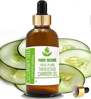 PH Cucumber Seed (Cucumis Sativus) Pure & Natural Therapeautic Grade Carrier Oil with Dropper (10 ml)