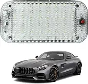 Car Roof Lights | 12-85V LED Panel Auto Wired Reading Lamp Interior | High Lumens Trunk Lighting, RV Accessories for Traveling Camping
