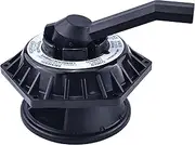 Holdia 272531 Hi-Flow Top Valve Assembly Compatible with Pentair Sand Dollar Pool and Spa Sand Filters 6-Way 1-1/2 Inch Sand Cylinder Valve 262504 262505 262506 Pool and Spa Multiport Valve