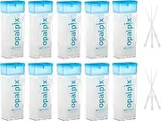 Opalpix Dental Picks (10 Pack) 32ct in Each Pack. Toothpicks. Plastic Tooth Dental Pick Oral Care Soft Gum Floss Picks.Will NOT Break or Splinter