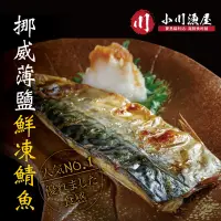 在飛比找Yahoo奇摩購物中心優惠-小川漁屋 野生挪威薄鹽鯖魚10片(110g±10%/片純重無